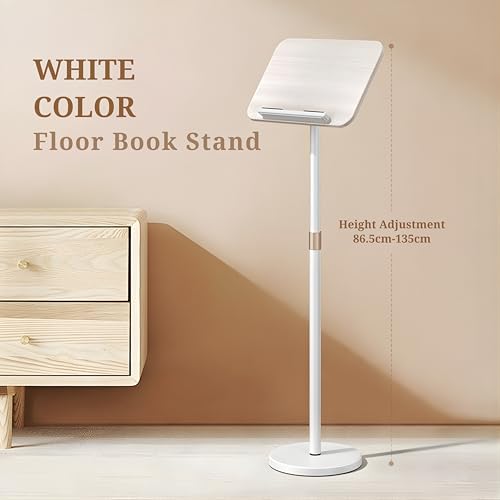 Image of Sunchhaya Book Stand for Reading, Music, Writing, Painting II Book Reading Stand Adjustable Height-Angle with Extra Height, Music Stand, Note Stand [ YD-17 (135 CM) ]
