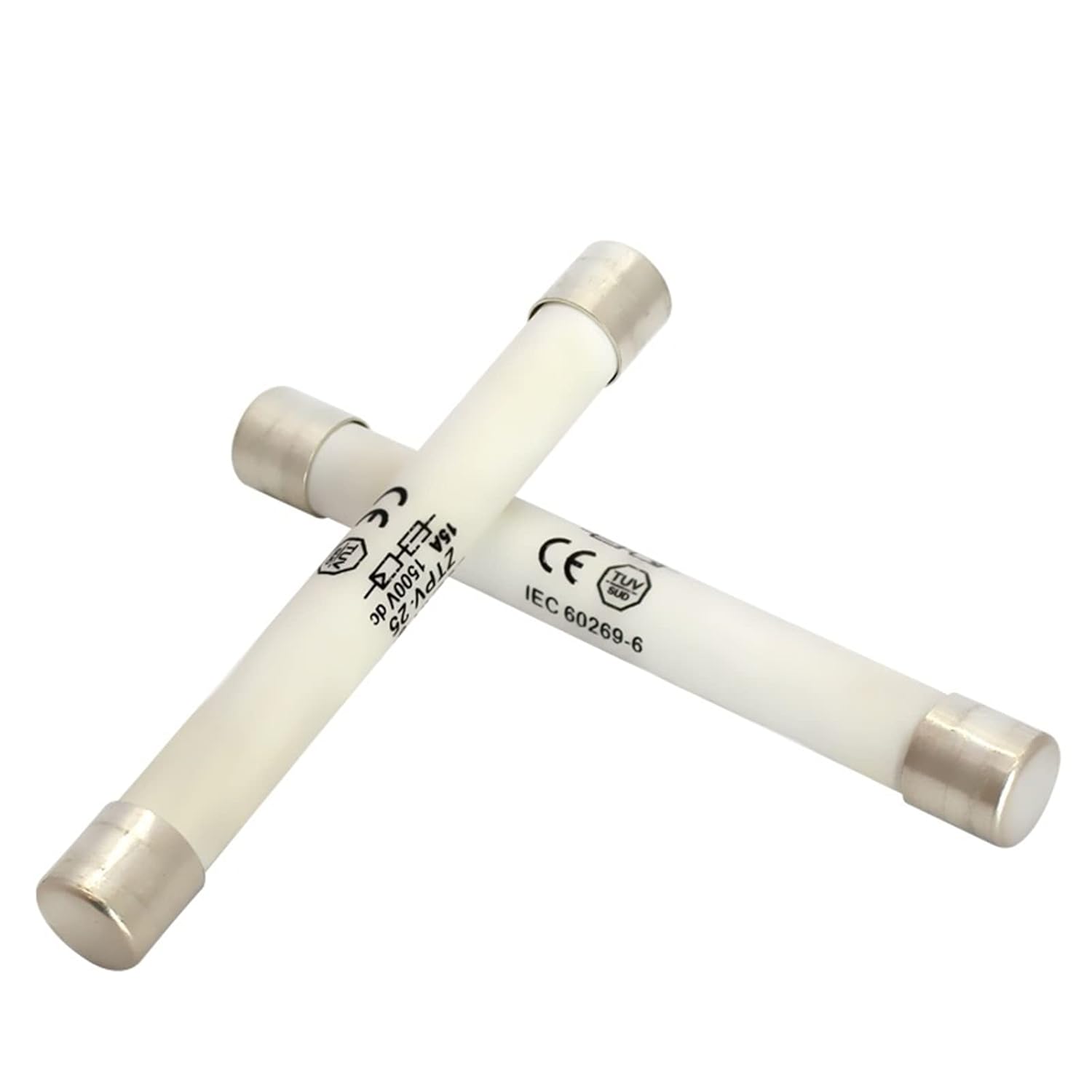 50 pcs/lot DC Solar Fuse 15A 1500VDC PV Link Wire Fusible 10x85mm Safety Protection