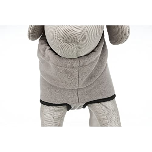 TRIXIE Mäntel und Schichten - Fleecejacke Grenoble M, 45 cm, grau
