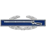 uniform abzeichen aufnähen Material: Metall Denix US-Infantry Combat Action Subdued Uniformabzeichen 1943 silberfarben