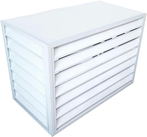 Premium Aluminum Mini Split AC Cover | Outdoor Heat Pump Protection | Noise Reduction & Weatherproof | Versatile Plant Stand for Outdoor Units & Accessories