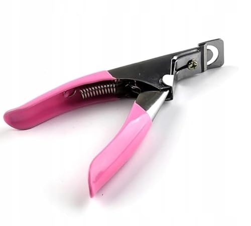 Deni Carte Gilotine Stahl Tips Cutter - Gilotine Nagelknipser und Nageltip für künstliche Nägel - Rosa Deni Carte Gilotine Stahl Tips Cutter - Gilotine Nagelknipser und Nageltip für künstliche Nägel - Rosa