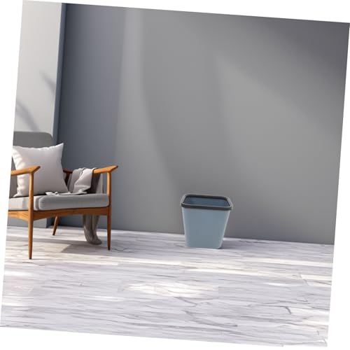 Caneca de basura rectangular de plástico resistente miniatura 6