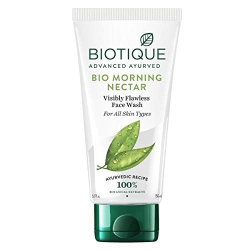 Image of Biotique Bio Dandelion Visibly Ageless Serum, 40 ml and Biotique Morning Nectar Flawless Face Wash, 150ml