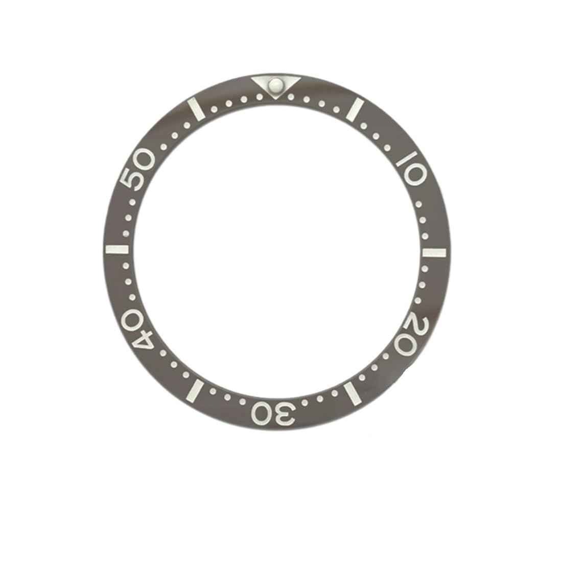 1 szt. 38 x 31,5 mm Zielona świecąca płaska ceramiczna wkładka do ramki zegarka SKX007 Pierścień koperty pasujący SKX009 SRPD