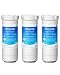 Waterdrop XWF Refrigerator Water Filter, Replacement for GE XWF Refrigerator Water Filter, Pack of 3