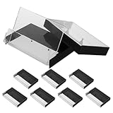 Adapté à toutes les cassettes : ces étuis conviennent à toutes les cassettes audio standard, idéaux pour les dj ou les collections personnelles. étuis transparents en plastique