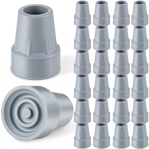 BrightRow 24 Pcs Crutch Tips 7/8 Inch Crutch Feet Cap...