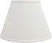 Aspen Creative 32685A, Transitional Hardback Empire Shaped Spider Construction Lamp Shade in Off White, 13