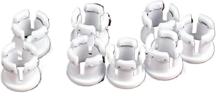 100pcs 1/4 inch white inner prong buckle ring for RO water filter reverse osmosis system PE pipe