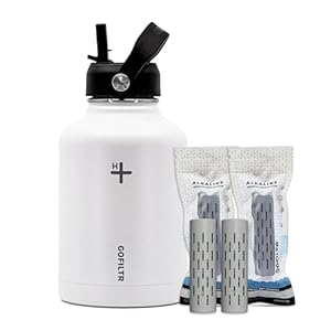 GOFILTR Alkaline Water Jug with Straw Lid
