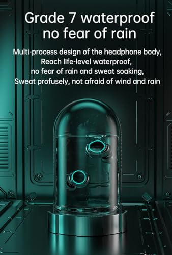 Image of Grenade Gaming Earbuds with Grenade Design. 20 Hours Playtime, Bluetooth 5.3 + ENC, 13mm HD BASS Drivers, IPX6 Sweat-Proof,Built-in Mic for Android & iOS (Black)