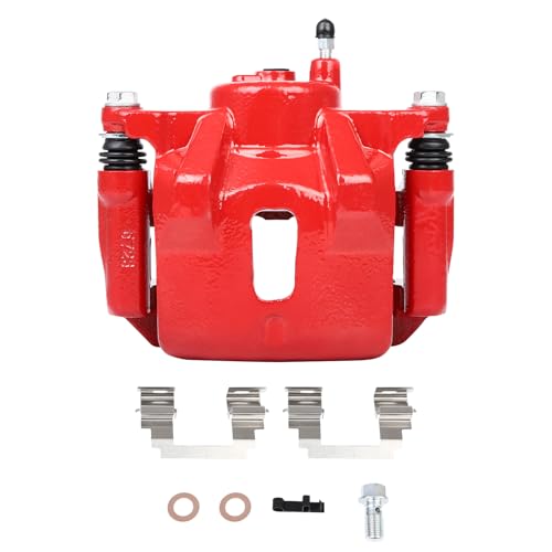 Image of SCITOO 19B2698 Front Left Disc Brake Caliper Assembly with Bracket Fit For Pontiac For Vibe 2003-2008,For Toyota For Corolla 2003-2008,For Toyota For Matrix 2003-2008
