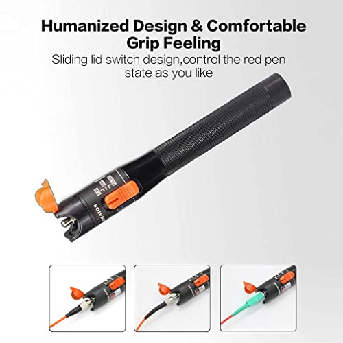 Visual Fault Locator 10MW Fiber Optic Tester Optical Cable Test Pen Detector Meter 10mW for CATV Telecommunications Multi-Function Tester - Image 4
