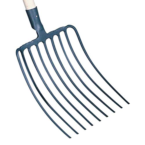 Outils Perrin Fourche à Cailloux sans Manche, 9 Dents, 35cm Largeur