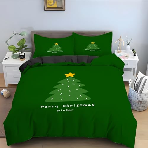 Ensemble de literie 3 pièces en microfibre douce avec fermeture éclair pratique - 2