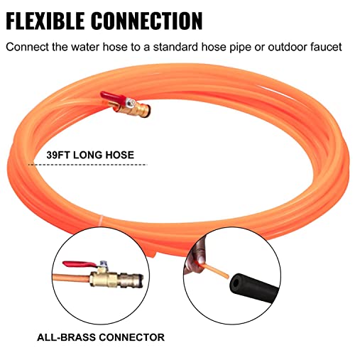 Genérico Kit de pértiga Extensible de 4 a 12 Metros para Limpieza de Ventanas: Cepillo telescópico y rasqueta para una fácil Limpieza de techos, Cristales y Paneles solares. Herramienta y Accesorio i