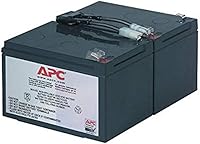 Vista 1 de APC RBC48 UPS Repuesto de cartucho de batería para SMT750, SUA750 y otros modelos selectos. Negro