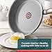 T-fal Initiatives Ceramic Non Stick Cookware Set 14 Piece, Oven Broiler Safe 350F, Kitchen Cooking Set W/Fry Pans, Saucepans, Dutch Oven, Utensils, Healthy Cooking, Home, Pots and Pans, Gold