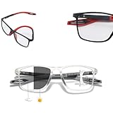 Banogalle Brille Zoom,Selbsttönende Lesebrille Männer Frauen Gleitsichtbrille Progressive...