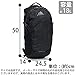 Gregory Nano 18L Unisex Day Hiking/Commuter/Active Travel Backpack, Breathable Backpanel, Hydration Port, One Size Fits All, Obsidian Black