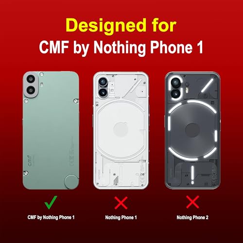 Image of amazon basics Back Case Cover for CMF by Nothing Phone 1 | Compatible for CMF by Nothing Phone 1 Back Cover | Liquid Silicon Magic Case with Camera Protection | Red
