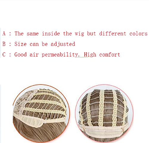 Miniatura 6 de JabrOn A wigs Anime Cosplay Wig 80CM Kakegurui xx Momobami Ririka Cosplay Wig Women Grey Long Straight Heat Resistant Synthetic Hair Costume Party