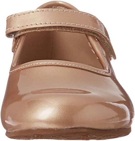 Elephantito Baby-Girl's Coco MJ Mary Jane Flat, Patent Rose Gold, 8.0 Medium US Toddler | Image 1