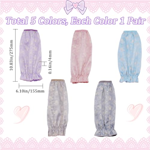 GORGECRAFT 5 works Stain Resistant Sleeves Kitchen Oilproof Arm Sleeves Covers Protector Waterproof Winter Double Layer Oversleeves Cleaning Accessories for Women Work Dish Washing - Image 2