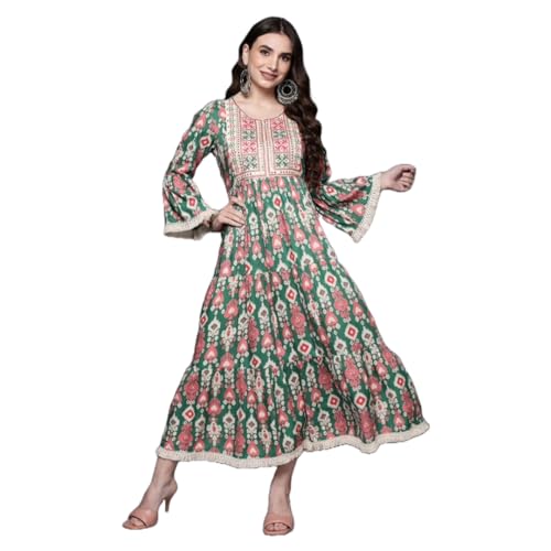 Glorious Avenue Women Anarkali Flared Kurta | Ladies Top Kurti Ka...