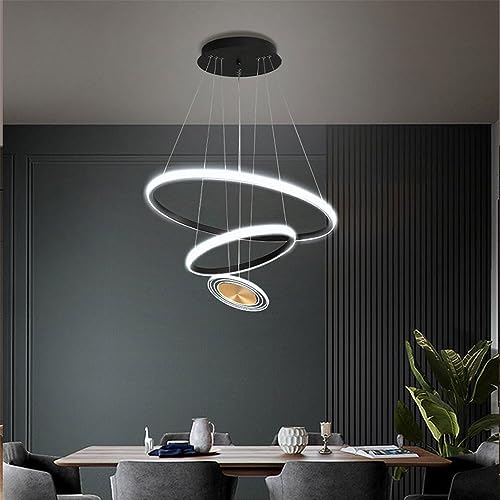Suspension LED 72W dimmable 3000-6000K à intensité variable pour salon