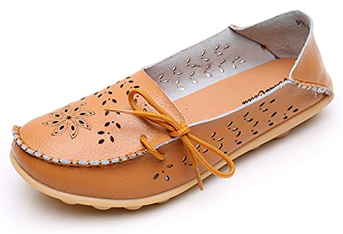 Image of VenusCelia Women's Breathable Comfort Walking Office Flat Loafer