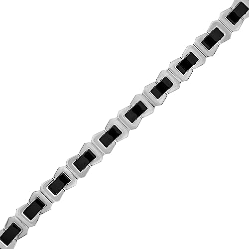 Bulova Men's Jewelry Icon Stainless Steel and Black Ceramic2