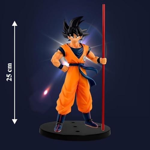 Image of Blue Aura Anime Action Figure Height-21cm Collectible Multicolor PVC | Go-k with Pole