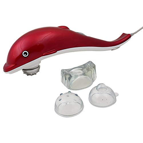 Eazy Sales Dolphin Massager Infrared Massager Dolphin Electric Vibrating Cervical | Back Leg Full-body Single Head Massage Hammer For Mem and Women