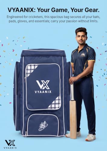 Image of Cricket Kit Bag with Backpack Straps (Navy)