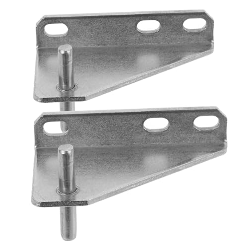 Lurrose 2 piezas Bisagras Metálicas para Puerta de Frigorífico y Congelador de Recambio Resistente con Instalación Fácil y Suave Compatibles con Puertas de Refrigerador y Congelador