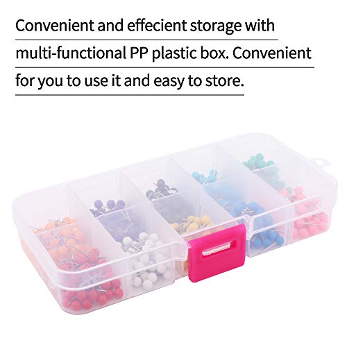 Puntine da Disegno Mappa Chiodini Testa Puntine