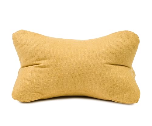 Gözze - Kuschelweiches Lesekissen Darco, Ideal als Sofakissen oder Leseknochen, 40 x 25 cm - Senf