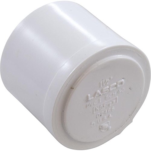 LASCO 449010BC Pipe Plug, 1 In, Spigot, PVC, White, SCH 40 Schedule - A - View #7