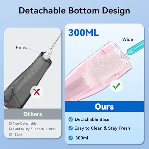 Water Flosser for Teeth Cleaning Cordless Portable Dental Pick - image 3
