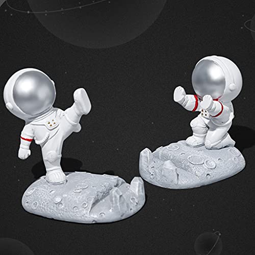 Support d'astronaute en résine pour téléphone portable, cadeau déco original