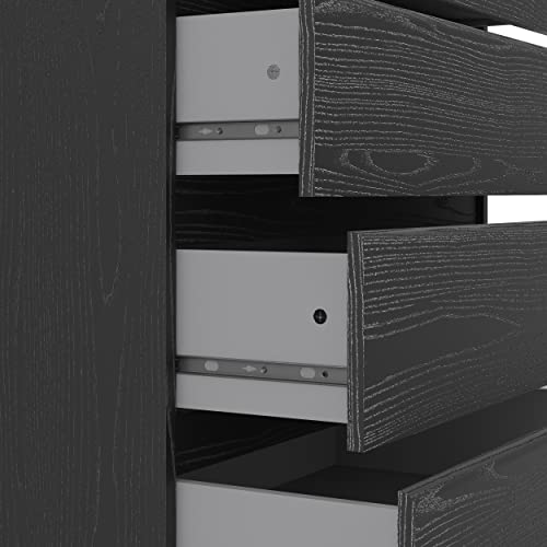 Tvilum Scottsdale 5 Drawer Chest, Black Wood Grain #TOP7