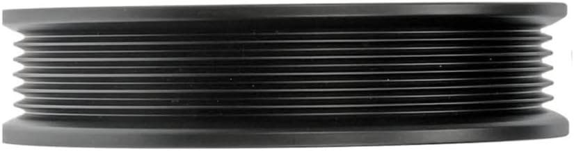KarParts360 For GMC S15 1990 Power Steering Pump Pulley | Steel | Serpentine Belt Type | Black Color | Press-Fit Mount Type | 6 Groove | Replacement For 10042815