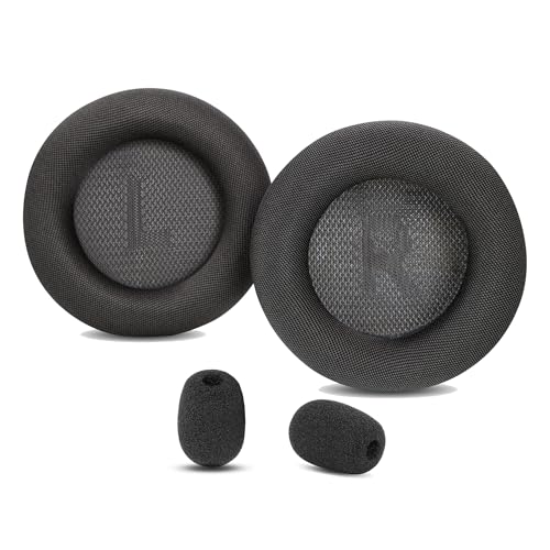 Repuesto de almohadillas de oreja inalámbricas Virtuoso Max compatibles con Corsair Virtuoso Max Wireless Headset (Tela textil y espuma viscoelástica) miniatura 1