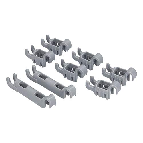 Preisvergleich Produktbild Europart 10035761 Unterkorbeinsatzlager Klammernset Korbeinsatzlager Spülmaschine Geschirrspüler passend wie Bosch Neff Balay Constructa Siemens 611472 00611472 Küppersbusch 436720 Gorenje Pitsos