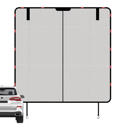 Filet de mouche de voiture hayon magnétique et protection solaire respirante