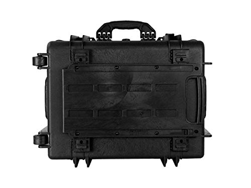 Image of Monoprice Weatherproof Hard Case - 26 x 20 x 14 Inches, With Wheels and Customizable Foam, Shockproof, IP67, Ultraviolet And Impact Resistant Material, Black - Pure Outdoor Collection, 82.2 Liter