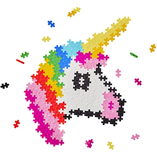 PLUS PLUS Building Blocks Toy, Puzzle by Number Unicorn, Logic Build Kids Crafts Jigsaw - Image 4