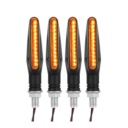 Clignotants de moto LED à eau coulante et feux arrière pliables pour deux-roues